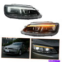USヘッドライト VW Jetta Headlamps 2011-2018 HIDプロジェクターLED DRLがOEM Halogenを置き換えました For VW Jetta Headlamps 2011-2018 HID Projector LED DRL Replace OEM Halogen(2)