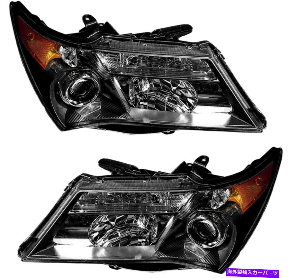USヘッドライト ハロゲンヘッドライトヘッドランプペア2007 2008 2009 Acura MDXベース/テック Halogen..