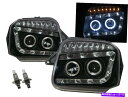 USヘッドライト Jimny 98-18ガイドLED Angel-Eye ProjectorヘッドライトBK for Chevrolet Chevy LHD Jimny 98-18 Guide LED Angel-Eye Projector Headlight BK for CHEVROLET CHEVY LHD