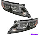 USヘッドライト ki Optima 2014 2015 Headlight W / LED W /ハロゲン右下右ペアセット FITS FOR KI OPTIMA 2014 2015 HEADLIGHT W/LED W/HALOGEN RIGHT & LEFT PAIR SET(2)