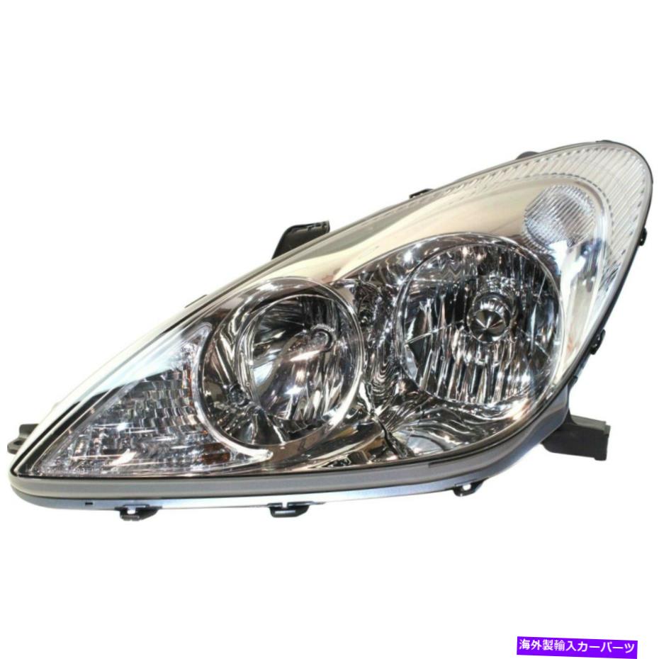 USヘッドライト バルブ付き2002-2003 Lexus ES300 2004 ES330ドライバ側のハロゲンヘッドライト Halogen Headlight For 2002-2003 Lexus ES300 2004 ES330 Driver Side With bulb