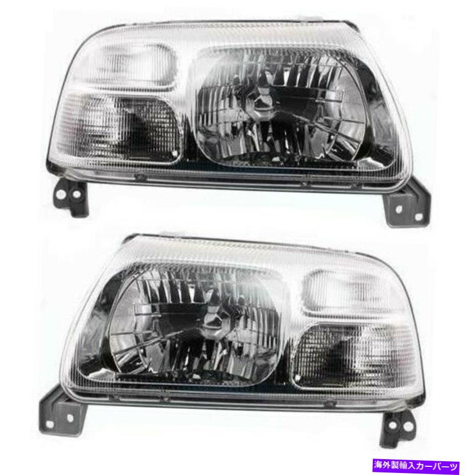 USヘッドライト Headlight 99 2000 2001 2002 2002 2003 2003年鈴木ヴィタラ左右2個 Headlight Set For 99 2000 2001 2002 2003 Suzuki Vitara Left and Right 2Pc