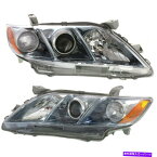 USヘッドライト 2007年から2009年のヘッドライトセットToyota Camryハイブリッドジャパンは左右2ピース Headlight Set For 2007-2009 Toyota Camry Hybrid Japan Built Left and Right 2Pc