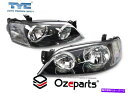 USヘッドライト Ford Falcon BA BFシリーズ1 XT 02~06用TYCセットペアLH RHヘッドライトランプブラック TYC Set Pair LH RH Head Light Lamp Black For Ford Falcon BA BF Series 1 XT 02~06