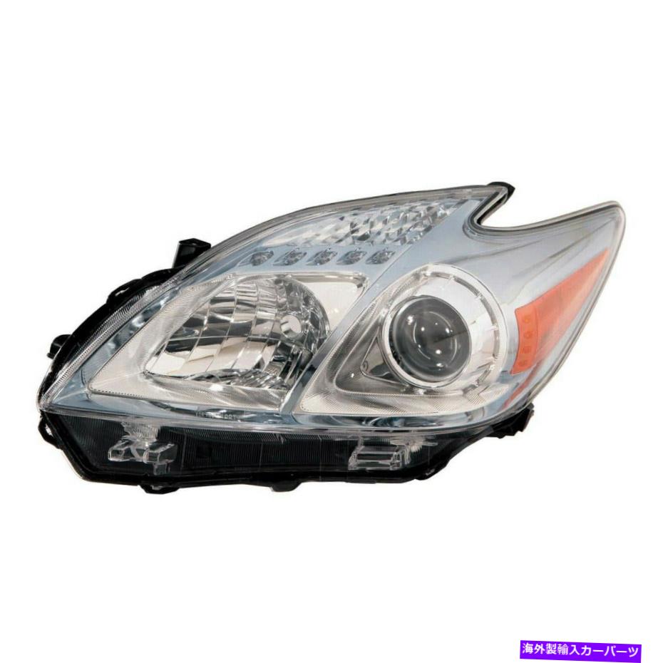 USヘッドライト ドライバーサイド左LHヘッドランプレンズ/ハウジングハロゲンフィット2010 2011トヨタプリウス Driver Side Left LH Headlamp Lens/Housing Halogen fits 2010 2011 Toyota Prius