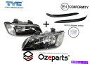 USヘッドライト SET / PAIR LH + RHヘッドライト+まぶたのアイリッドBLK Holden VE Commodore 06~10 Set / Pair LH+RH Head Light + Eyelids Eye Lid BLK For Holden VE Commodore 06~10
