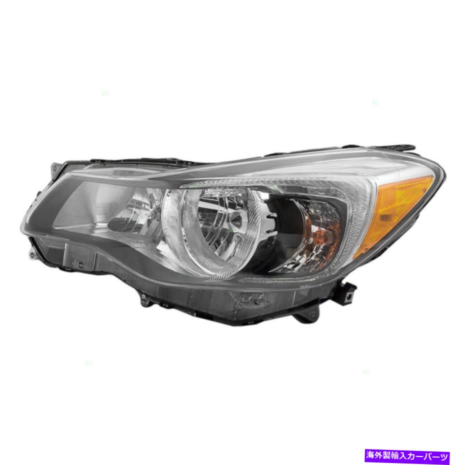 USヘッドライト スバルインプレッサXVクロスストリック＆ハイブリッドドライバのヘッドライトアセンブリハロゲン Headlight Assembly for Subaru Impreza XV Crosstrek & Hybrid Drivers Halogen