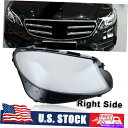 USヘッドライト 右助手席側ヘッドライトヘッドランプレンズカバーフィットベンツW213 E300 2017-2018 Right Passenger Side Headlight Headlamp Lens Cover Fits Benz W213 E300 2017-2018
