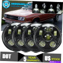 USヘッドライト 4PCS 5.75「5-3 / 4」プロジェクターLEDヘッドライトCLEAR HI / LO FIT AUDI 5000 100シリーズ 4pcs 5.75" 5-3/4" Projector LED Headlights Clear Hi/Lo Fit Audi 5000 100 Series