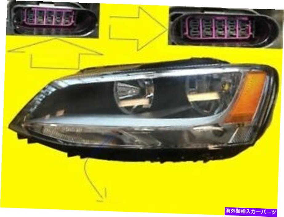 USإåɥ饤 륯Jettaʥˤκإåɥ饤ȡʥ| 2014ǯ5C7941005 VW2502146 Left HEAD LIGHT for VOLKSWAGEN JETTA (SEDAN) 2011-2014 | 5C7941005 VW2502146