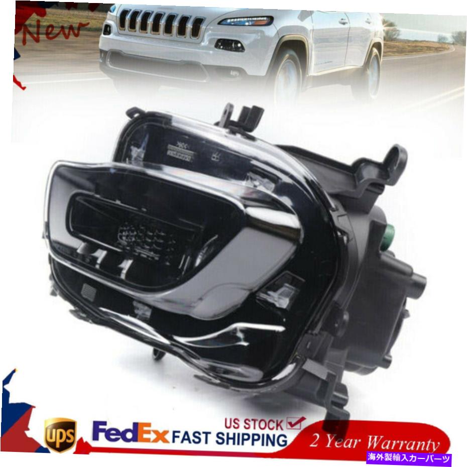 USヘッドライト 2014-2018ジープグランドチェロキーブラックハロゲンプロジェクターヘッドライト For 2014-2018 Jeep Grand Cherokee Black Halogen Projector Headlights Left