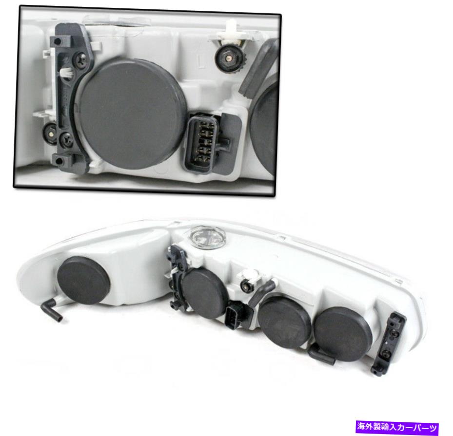 USヘッドライト 1997年から2005年のBuick Century / 2004年のリーガルクロームヘッドライトランプW /信号LED DRL FOR 1997-2005 BUICK CENTURY/2004 REGAL CHROME HEADLIGHTS LAMPS W/SIGNAL LED DRL