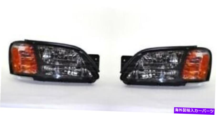 USヘッドライト 2000-2004 Subaru Outbackヘッドライトヘッドランプドライバー＆旅客LH + RH For 2000-2004 Subaru Outback Headlights Head Lamp Driver & Passenger LH+RH