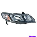 USヘッドライト 06-11ホンダシビックハイブリッド09-11 SDN W / ClearParklen右手CAPAのヘッドライト Headlight For...