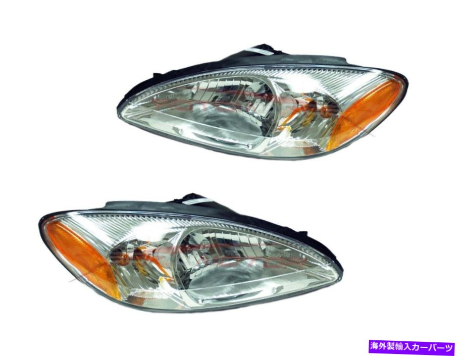 USヘッドライト 2000-2007フォードティーー座ヘッドライトランプドライバー＆旅客サイドLH + RH For 2000-2007 Ford Taurus Head Light Lamps Driver & Passenger Side LH+RH