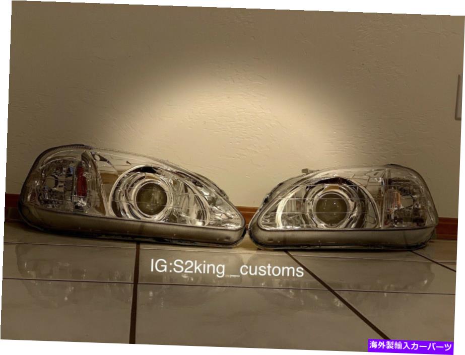 USإåɥ饤 99-00 Honda Civic EM1ХΥץդΥإåɥ饤ȡ 99-00 Honda Civic EM1 Retrofit Headlights With Bi-xenon Projectors !!