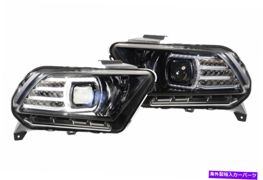 USヘッドライト 森本XB LEDプロジェクターヘッドライト：フォードマスタング2010-2012プラグアンドプレイ Morimoto XB LED Projector Headlights: Ford Mustang 2010-2012 Plug & Play