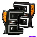 USヘッドライト 17-18 Ford F-250スーパーデューティプランクスタイルL.E.DのためのAnzo LEDヘッドライトヘッドライト ANZO LED Headlights for 17-18 Ford F-250 Super Duty Plank-Style L.E.D. Headlight(2)