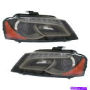 USヘッドライト Audi A3ヘッドライトアセンブリ2009-2013ペアLHとRH W / Oバラスト Fits Audi A3 Headlight Assembly 2009-2013 Pair LH and RH w/o Bulbs and Ballast(2)