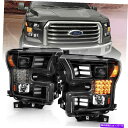 USヘッドライト Anzo USA 111408プロジェクターヘッドライトセット15~17 F-150 Anzo USA 111408 Projector Headlight Set Fits 15-17 F-150(2)