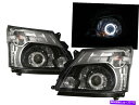 USヘッドライト 日野LHDのためのDutro MK2 2011 - 現在のトラック2D CCFLプロジェクターヘッドライトブラック Dutro MK2 201...