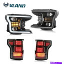 USwbhCg 2017-2020 Ford F-150NAỸyAtLEDwbhCgyAe[Cg Pair Full LED Headlights & Pair Taillights for 2017-2020 Ford F-150 Clear Lens