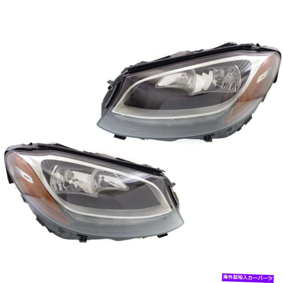 USヘッドライト MB2503220 MB2502220 Mercedes Cクラスクーペに左右のヘッドライトランプ MB2503220, MB2502220 Headlight Lamp Left-and-Right for Mercedes C Class Coupe