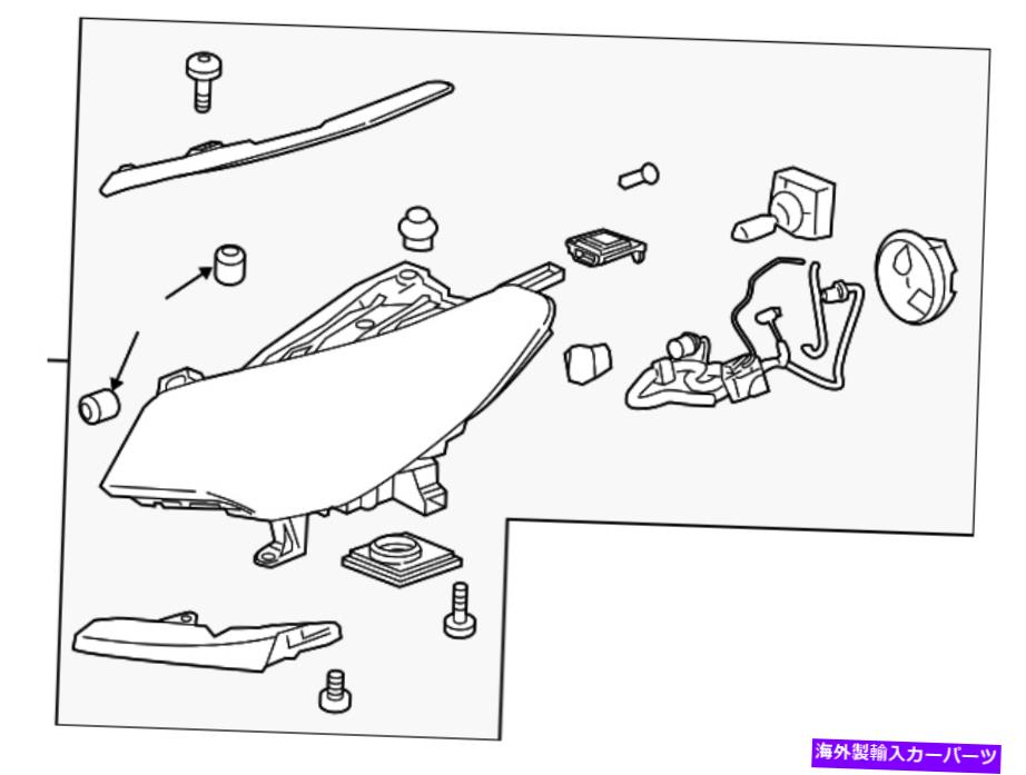 USヘッドライト OEM新しい2013-17 GM Buick Enclaveドライバ側Adaptive Headlampアセンブリ84026396 OEM NEW 2013-17 GM Buick Enclave Driver Side Adaptive Headlamp Assembly 84026396