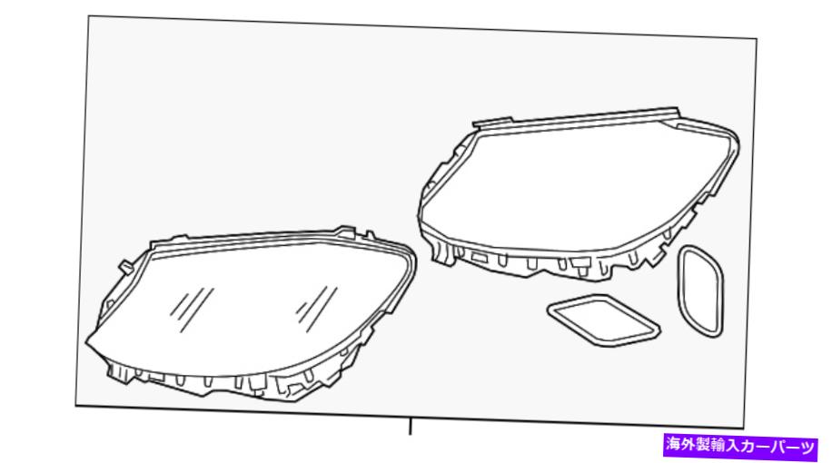 USヘッドライト 本物のメルセデスベンツヘッドランプアセンブリ205-906-84-02 Genuine Mercedes-Benz Headlamp Assembly 205-906-84-02