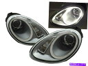 USヘッドライト Cayman 987 MK2 05-08 Projector D2S W / SバラストヘッドライトChrome for Porsche LH...