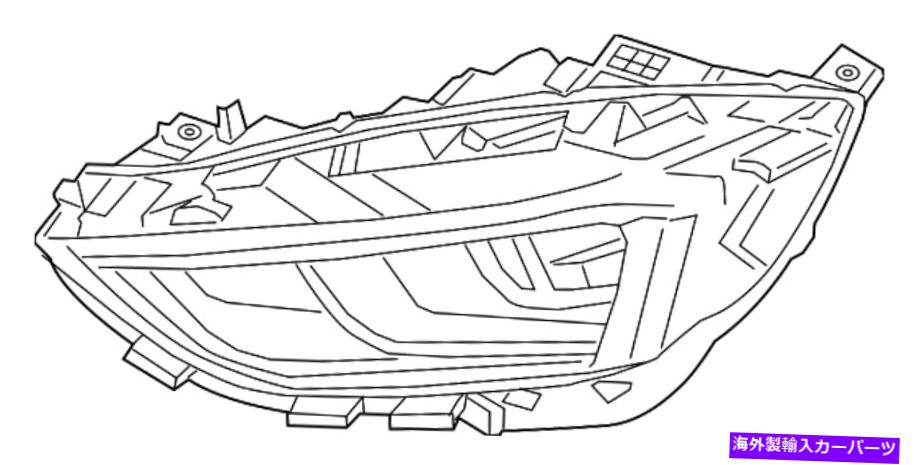 USヘッドライト 純正フォードヘッドランプアセンブリKT4Z-13008-BA. Genuine Ford Headlamp Assembly KT4Z-13008-BA