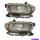 USwbhCg 17-19^R}tgwbhCgwbhvW / LED DRLwbhCgvZbgyA For 17-19 Tacoma Front Headlight Headlamp w/LED DRL Head Light Lamp Set Pair