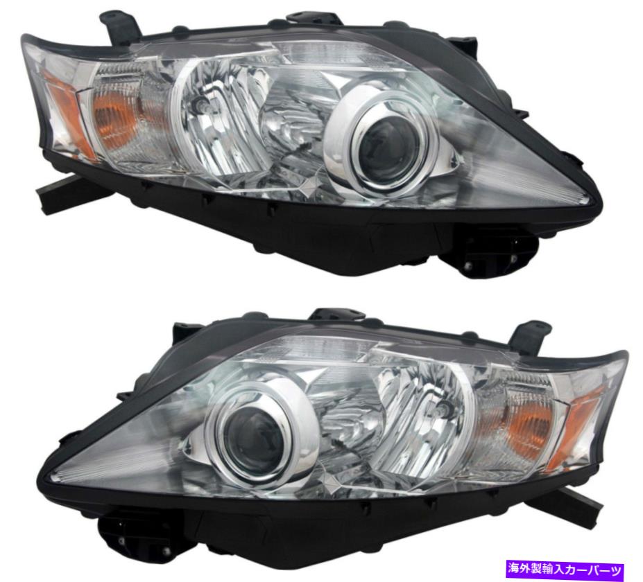 HID Headlight Assembly w/Bulb NEW Pair Set for 10 11 12 Lexus RX350 Canada BuiltカテゴリUSヘッドライト状態新品メーカー車種発送詳細全国一律 送料無料（※北海道、沖縄、離島は省く）商品詳細輸入商品の為、英語表記となります。Condition: NewInterchange Part Number: LX2502148, LX2503148, 811500E061, 811100E061Placement on Vehicle: Front, Left, RightAssembly Type: CompositeBrand: TYCBallast Included: YesFitment Type: Direct ReplacementCertifications: NSF, DOT, SAEBulbs Included: YesManufacturer Part Number: 811500E061, 811100E061Bulb Type: HID, XenonHeadlight Style: FactoryWarranty: 3 YearLens Color: ClearUPC: Does not apply 条件：新品インターチェンジ部品番号：LX2502148、LX2503148,811500E061,811100E061車両への配置：前面、左、右組み立てタイプ：コンポジットブランド：Tyc.バラスト付き：はいフィットメントタイプ：直接交換認証：NSF、ドット、SAE球根は含まれています：はいメーカー部品番号：811500E061,811100E061電球タイプ：HID、キセノンヘッドライトスタイル：工場保証：3歳レンズカラー：クリアUPC：適用しません《ご注文前にご確認ください》■海外輸入品の為、NC・NRでお願い致します。■取り付け説明書は基本的に付属しておりません。お取付に関しましては専門の業者様とご相談お願いいたします。■通常2〜4週間でのお届けを予定をしておりますが、天候、通関、国際事情により輸送便の遅延が発生する可能性や、仕入・輸送費高騰や通関診査追加等による価格のご相談の可能性もございますことご了承いただいております。■海外メーカーの注文状況次第では在庫切れの場合もございます。その場合は弊社都合にてキャンセルとなります。■配送遅延、商品違い等によってお客様に追加料金が発生した場合や取付け時に必要な加工費や追加部品等の、商品代金以外の弊社へのご請求には一切応じかねます。■弊社は海外パーツの輸入販売業のため、製品のお取り付けや加工についてのサポートは行っておりません。専門店様と解決をお願いしております。■大型商品に関しましては、配送会社の規定により個人宅への配送が困難な場合がございます。その場合は、会社や倉庫、最寄りの営業所での受け取りをお願いする場合がございます。■輸入消費税が追加課税される場合もございます。その場合はお客様側で輸入業者へ輸入消費税のお支払いのご負担をお願いする場合がございます。■商品説明文中に英語にて”保証”関する記載があっても適応はされませんのでご了承ください。■海外倉庫から到着した製品を、再度国内で検品を行い、日本郵便または佐川急便にて発送となります。■初期不良の場合は商品到着後7日以内にご連絡下さいませ。■輸入商品のためイメージ違いやご注文間違い当のお客様都合ご返品はお断りをさせていただいておりますが、弊社条件を満たしている場合はご購入金額の30％の手数料を頂いた場合に限りご返品をお受けできる場合もございます。(ご注文と同時に商品のお取り寄せが開始するため)（30％の内訳は、海外返送費用・関税・消費全負担分となります）■USパーツの輸入代行も行っておりますので、ショップに掲載されていない商品でもお探しする事が可能です。お気軽にお問い合わせ下さいませ。[輸入お取り寄せ品においてのご返品制度・保証制度等、弊社販売条件ページに詳細の記載がございますのでご覧くださいませ]&nbsp;