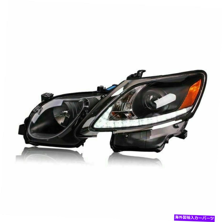 USヘッドライト LEDイーグルの目のDRLS HID Bi-XenonプロジェクターLENヘッドライトGS350 06-12 LED Eagle Eye DRLs HID Bi-Xenon Projector Len Headlight For Lexus GS350 06-12