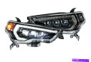 USヘッドライト 森本トヨタ4RUNNER 14-20 XB LEDヘッドライト4ランナーブラック Morimoto Toyota 4runner 14-20 XB LED Headlights Four Runner Black(2)