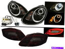 USヘッドライト Cayman 987 05-08 HIDヘッドライトアセンブリ+ LEDテールライトV1はポルシェLHD Cayman 987 05-08 H...