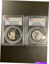 USヘッドライト 2007 PCGSプラタリウム2コインセットPR70DCAM of Liberty $ 50&50 $ 50 2007 PCGS Platiu...