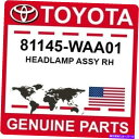 USwbhCg 81145-WAA01g^OEMwbhvASSY RH. 81145-WAA01 Toyota OEM Genuine HEADLAMP ASSY RH