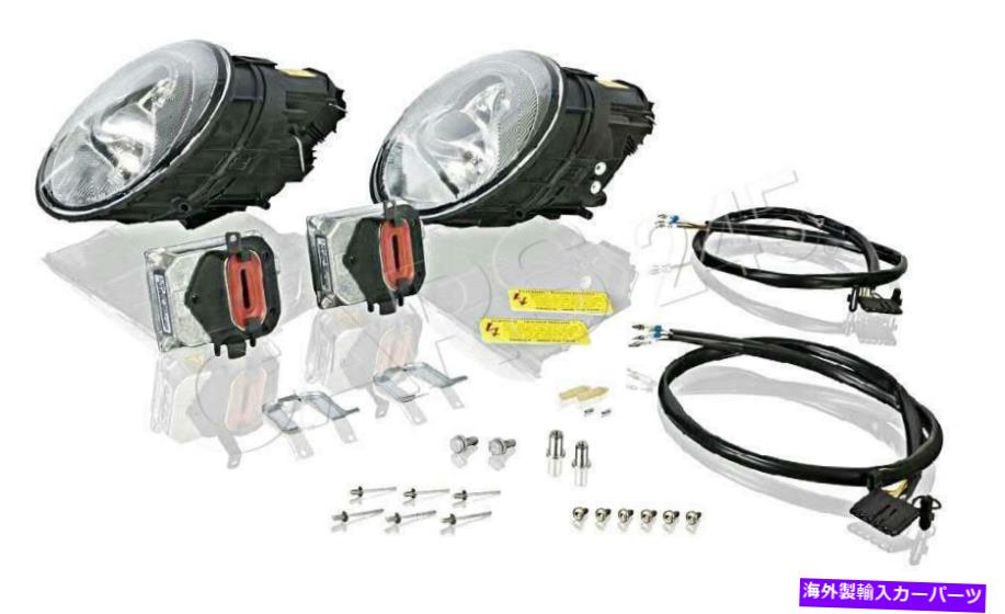 USヘッドライト 本物のポルシェヘッドライトLHD 00004490016 Genuine PORSCHE Headlights LHD 00004490016