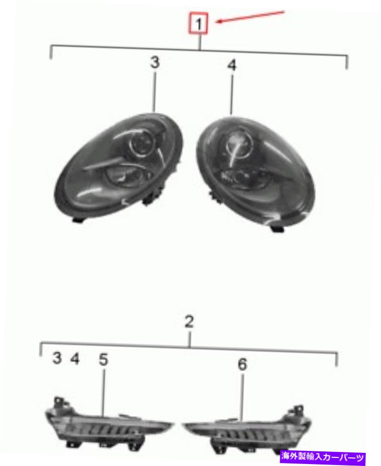 USヘッドライト 新しいOEMポルシェ911 991フロントヘッドライトアセンブリセットLHD 99104490102本物 NEW OEM PORSCHE 911 991 FRONT HEADLIGHTS ASSEMBLY SET LHD 99104490102 GENUINE