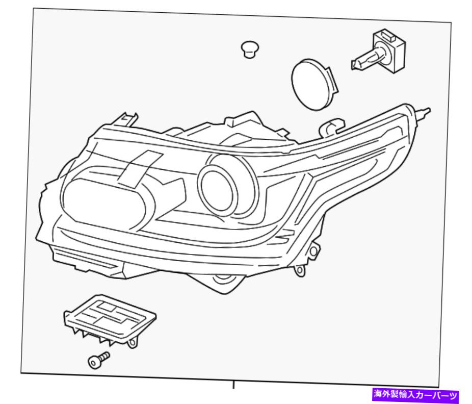 USヘッドライト 純正の土地ローバーの複合アセンブリLR096206 Genuine Land-Rover Composite Assembly LR096206