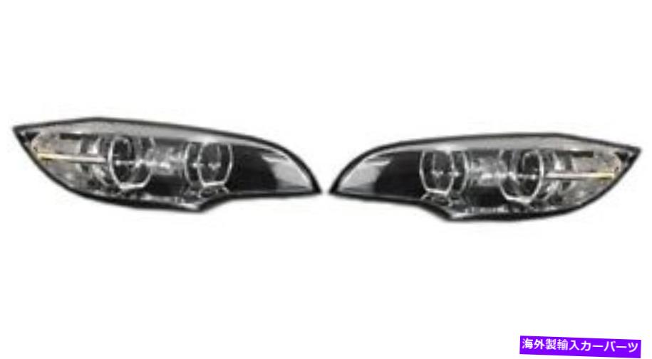 USヘッドライト ペアセット左右の純正LEDヘッドライトランプBMW E71 x 6 13-14 Pair Set Left & Right Genuine LED Headlights Lamps Assies For BMW E71 X6 13-14