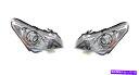 USヘッドライト Infiniti G25、G37 IN2503140のためのドライバー&旅客サイドヘッドライト、IN2502140 Driver & Passenger Side Headlights for Infiniti G25, G37 IN2503140, IN2502140(2)