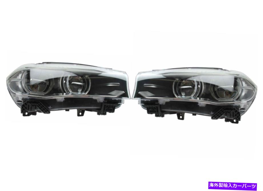 USヘッドライト BMW F15 F15 F15 F16 16-17用左右の本物のLED適応型ヘッドライトランプのセット Set of Left & Right Genuine LED Adaptive Headlights Lamps For BMW F15 F16 16-17