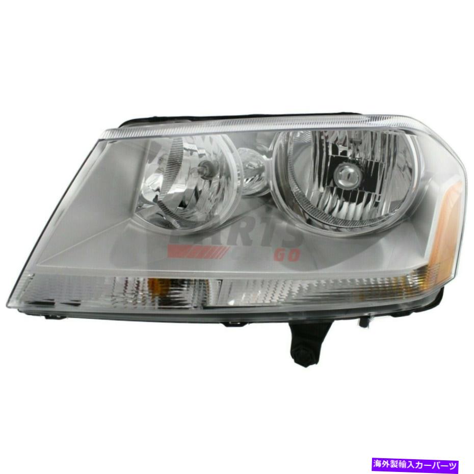 USヘッドライト 新しいハロゲンヘッドランプアセンブリ左フィット2008-2014 Dodge Avenger 5116343AD NEW HALOGEN HEAD LAMP ASSEMBLY LEFT FITS 2008-2014 DODGE AVENGER 5116343AD