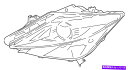 USヘッドライト DP5Z-13008-S. DP5Z-13008-S(2)