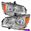 USヘッドライト 2011-2018 Dodge Grand Caravan 2008-2016 Town&Country Clear Headlightsラン...