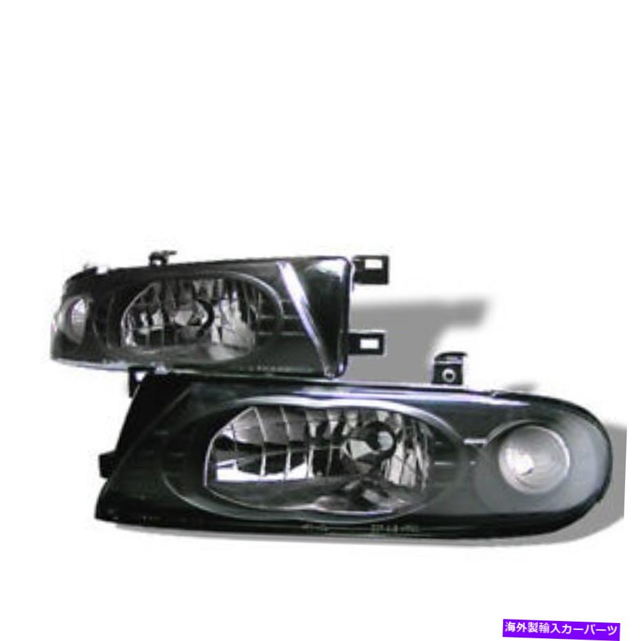 USإåɥ饤 եå93-97 Altima Black Headlights Lamps쥯ȥץ졼GLE GXE SE XE Fit Nissan 93-97 Altima Black Headlights Lamps Direct Replacement GLE GXE SE XE