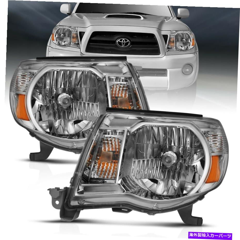 USإåɥ饤 եå05-11ޡꥹإåɥ饤ȥåȥʥUSA 111437 Fits 05-11 Tacoma: Crystal Headlight Set Anzo USA 111437