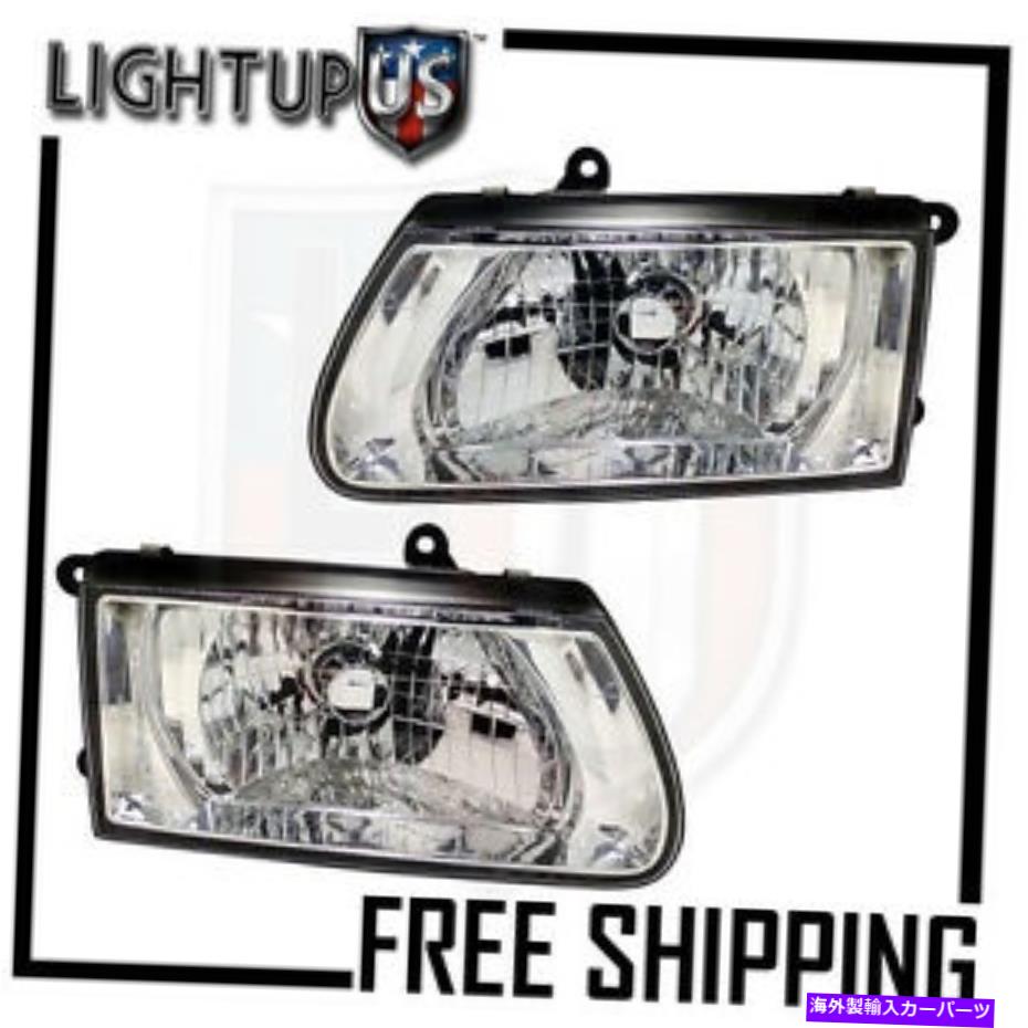 USヘッドライト ヘッドライトヘッドランプペア左右00-02 Isuzu Rodeoホンダパスポート Headlights Headlamps Pair Left right set for 00-02 Isuzu Rodeo Honda Passport